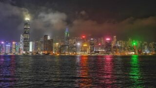 香港西九龍夜景